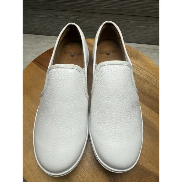 Nurse Mates Adela Slip-On Shoes, White, Women's 6.5 W - Picture 3 of 8